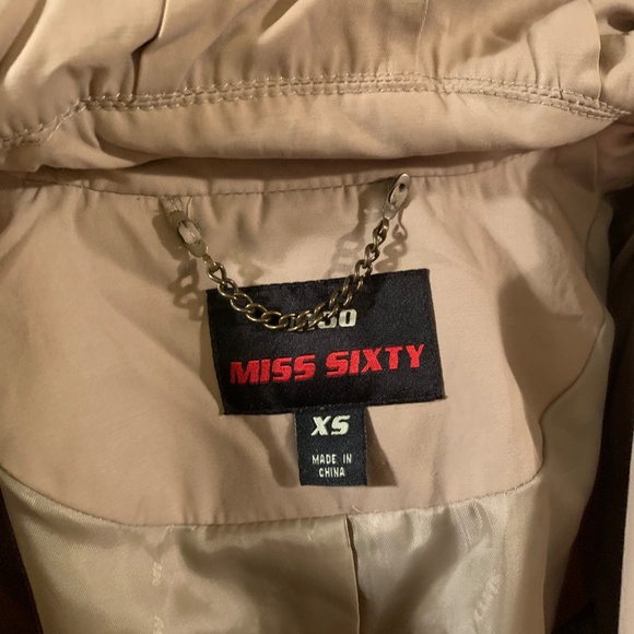 Miss Sixty Khaki Tan Trench Coat - Picture 7 of 7